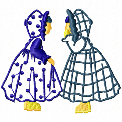 Girls Embroidery Design 5 Girls Embroidery Design 5